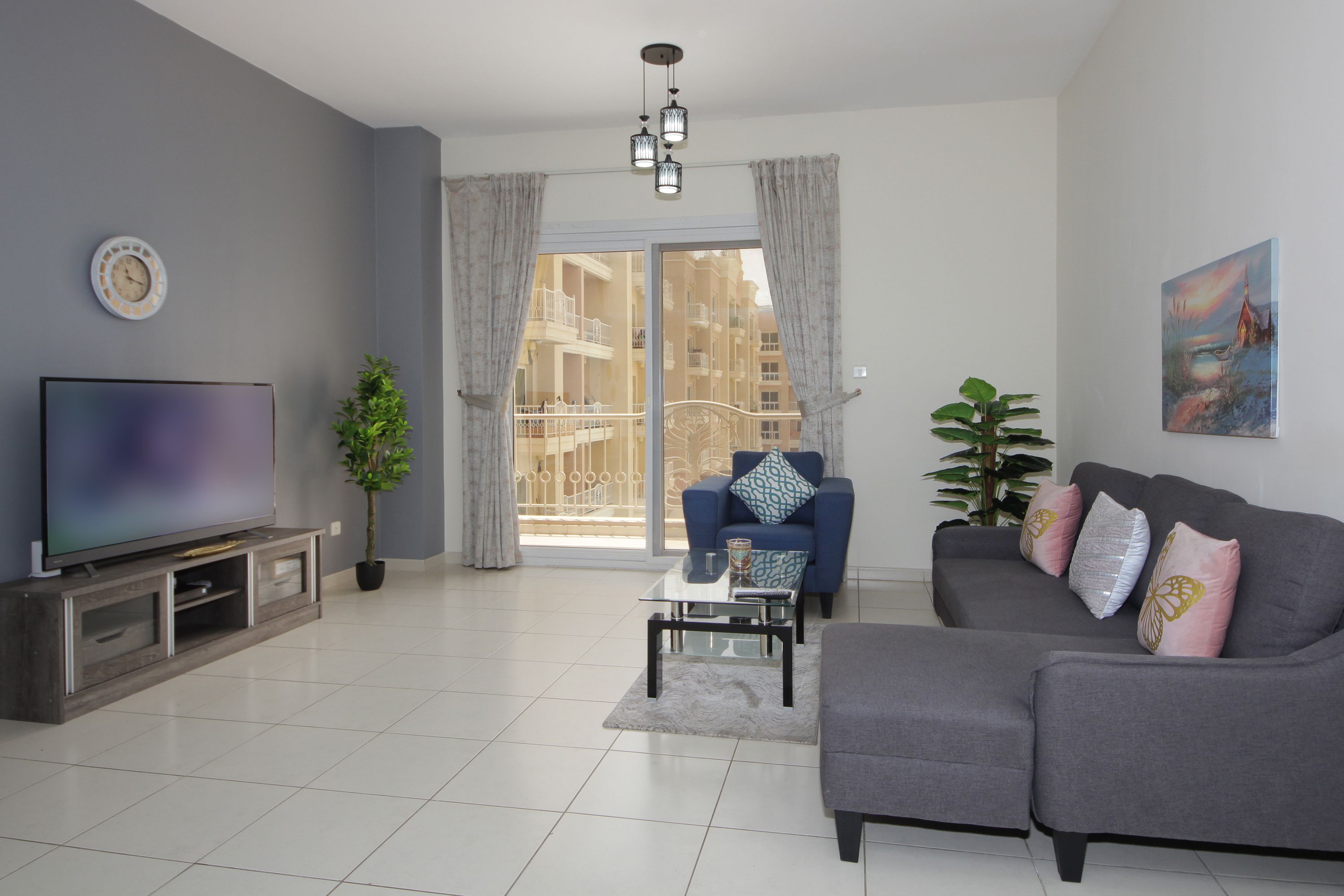 Big offer !!! . . Amazing and cosy 1 Bedroom big apartment with Wi-Fi in the heart of Jumeirah Village Circle, Dubai.